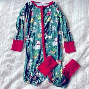 Little Sleepies Holiday Puppies Zippie